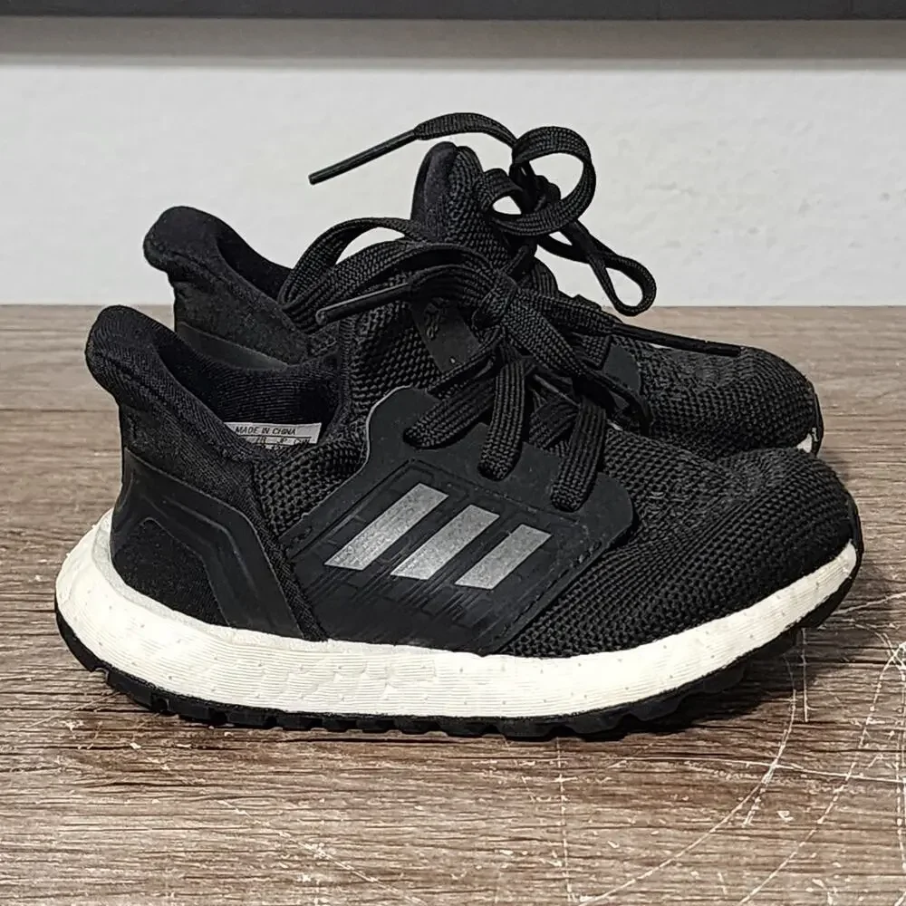 Adidas Ultraboost 20 Youth Shoes Sneakers Size 6.5K Black